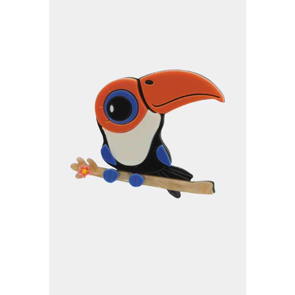 Voodoo Vixen - Toucan Bird Broche - Multicolours